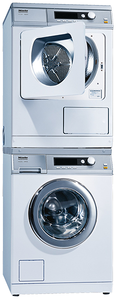 Miele PW6065 + PT7136 washer-dryer stack